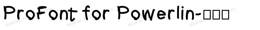 ProFont for Powerlin字体转换